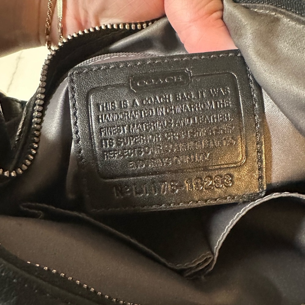 Black Coach Bag